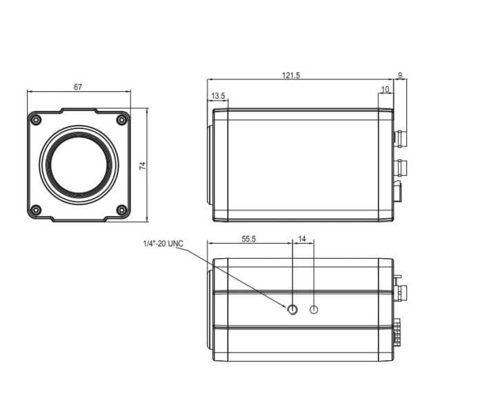 eneo MPC-52A0030M0B, 1/2.8" HD Kamera, 1920x1080, 30x AF Zoom, 4,6-136mm, T-WDR, HD-SDI, EX-SDI, TVI, Composite