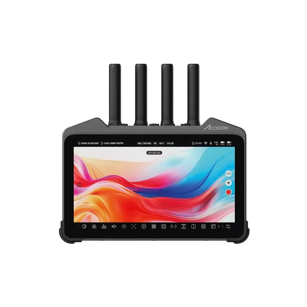 Accsoon CineView M7H Pro, 3in1 7'' 4K60 Monitor m. integriertem Rx & Tx, 1000 Nits, Dual-Band Funkstrecke mit 350m Reichweite