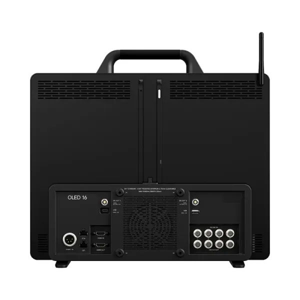 SmallHD OLED 16 16"Produktionsmonitor in Referenzqualität, 4x 12G SDI in/out, 1x HDMI in/out, 1x Ethernet-und GPI Anschluss