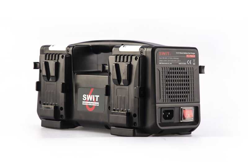 Swit PC-P461S, 4ch x max 6A Top Fast Simultaneous 14V/28V Charger, V-Mount
