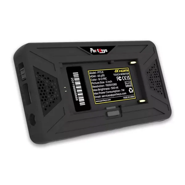 Portkeys PT5 II, 5″ HDMI On-Camera-Feldmonitor für DSLR und spiegellose Kameras