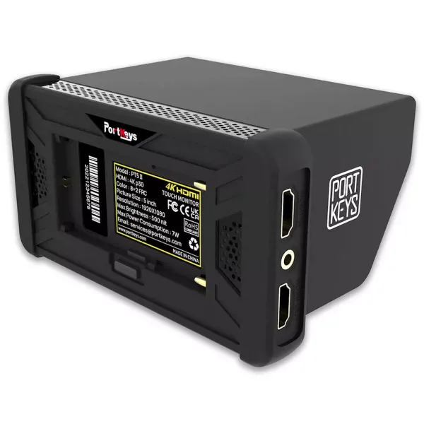 Portkeys PT5 II, 5″ HDMI On-Camera-Feldmonitor für DSLR und spiegellose Kameras