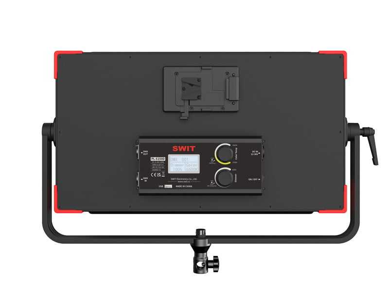 Swit PL-S150D, 150W super-bright Soft Panel LED Light, 5500Lux, V-Mount, DMX, also ideal for 4K shooting