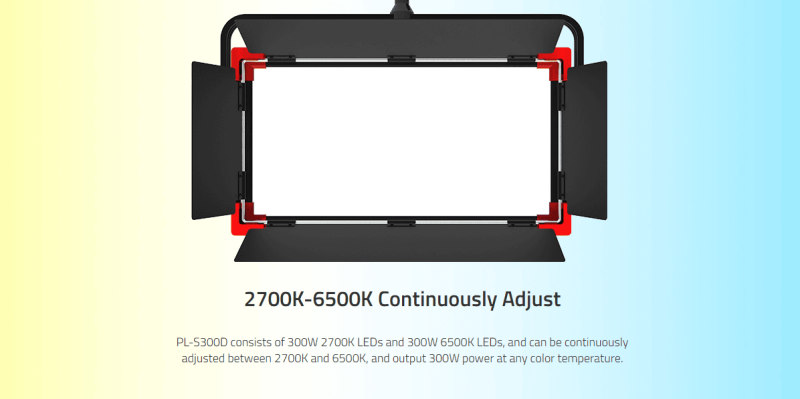 Swit PL-S300D, 300W Bi-Color Soft-light Studio TLCI99 LED Panel Light, SWIT Free Design for Lighting Studios