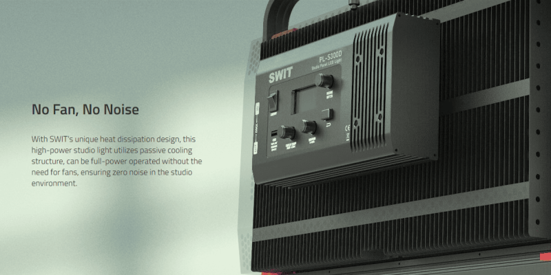 Swit PL-S300D, 300W Bi-Color Soft-light Studio TLCI99 LED Panel Light, SWIT Free Design for Lighting Studios