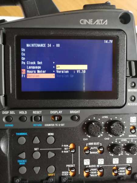 GEBRAUCHT - SONY PMW-500; HDVF-20A; ECM-680S; Windschutz; XDCAM HD 422 Schulter Kamera/Camcorder