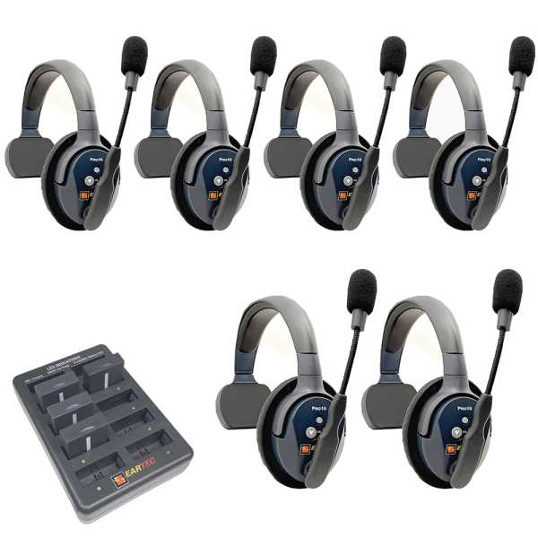 Eartec UltraLITE PRO16 ETP6S 6 Personen System