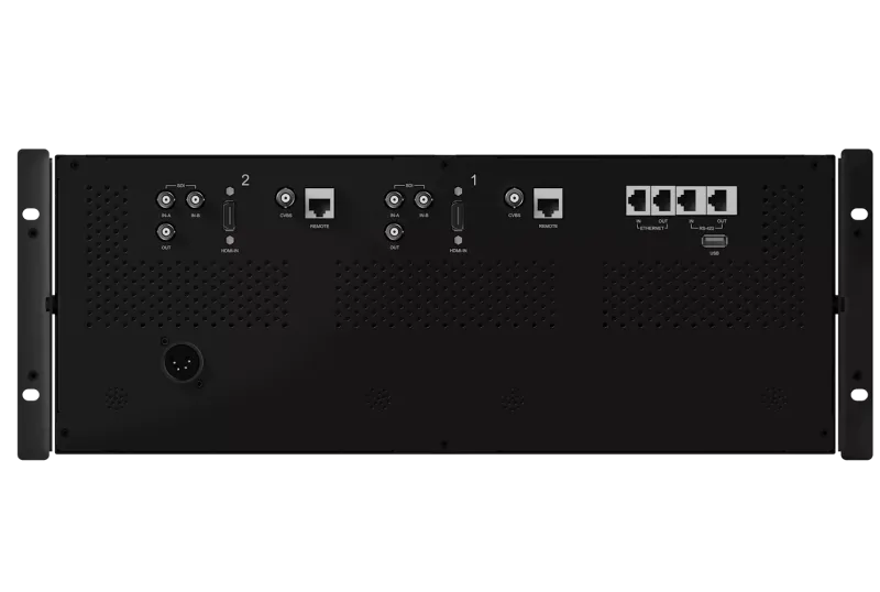 TVLogic RKM-290A, Dual 9” 4RU Rack-Mount Monitor