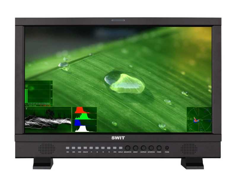 SWIT S-1223F, 21.5-inch Full HD Waveform Studio LCD Monitor, False Color, Tally, Color Calibartion SWIT S-1223F, 21.5-inch Full HD Waveform Studio LCD Monitor, False Color, Tally, Color Calibartion