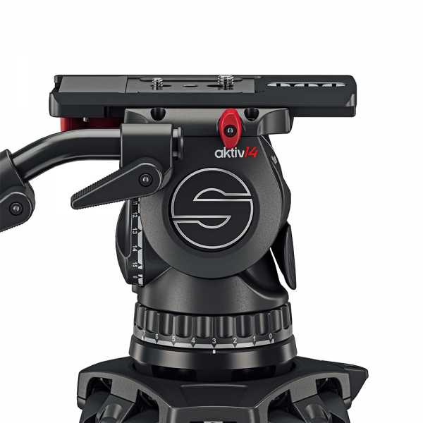 Sachtler System aktiv14T flowtech100 MS geeignet für eine Traglast von 0 - 16 kg. Sachtler System aktiv14T flowtech100 MS geeignet für eine Traglast von 0 - 16 kg.