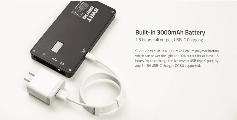 Swit S-2712, 12W Pocket RGBW SMD LED Light