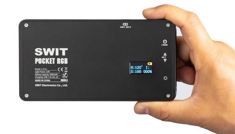 Swit S-2712, 12W Pocket RGBW SMD LED Light