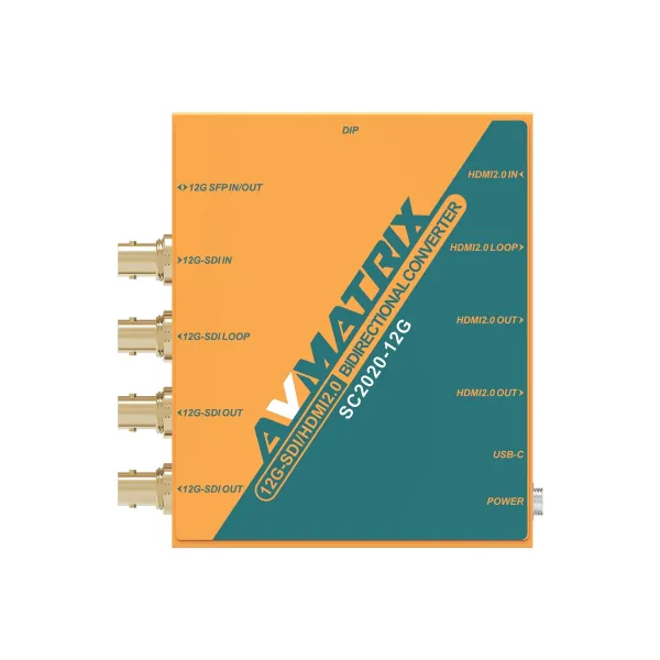 AVMATRIX SC2020-12G, Bidirektionale Umwandlung zwischen 12G-SDI und HDMI 2.0