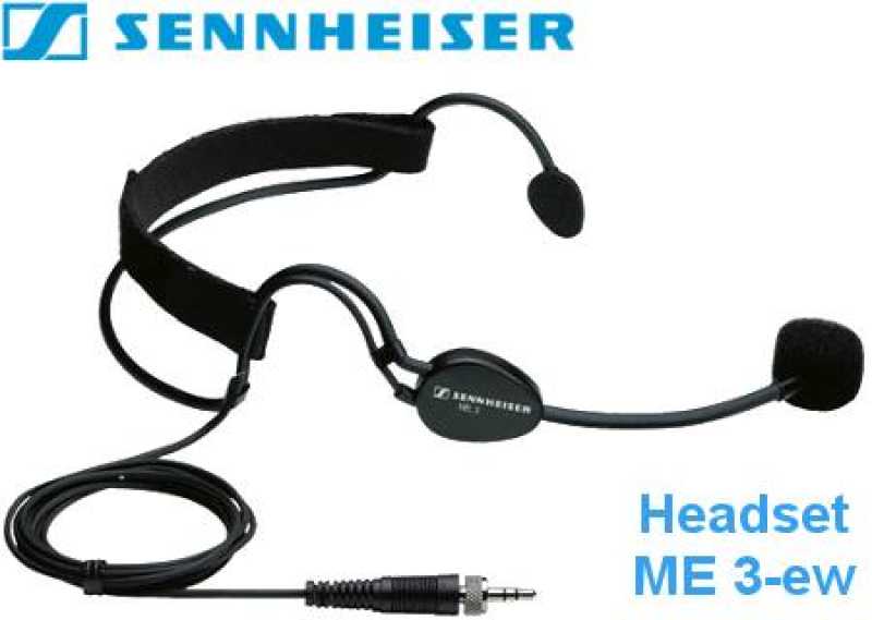 Sennheiser Headset Mikrofon ME 3 II-ew {Niere Nackenbügel} 3,5mm Klinke
