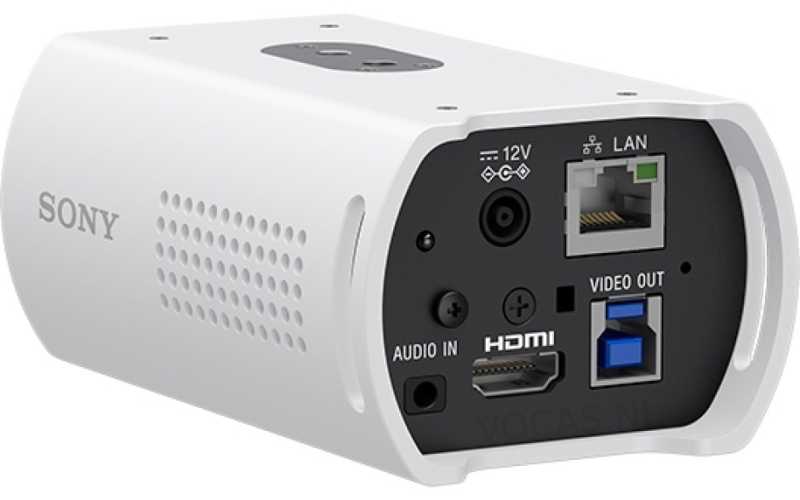 Sony SRG-XP1W, Kompakte, ferngesteuerte 4K-60p-POV-Kamera mit Weitwinkelobjektiv Sony SRG-XP1W, Kompakte, ferngesteuerte 4K-60p-POV-Kamera mit Weitwinkelobjektiv