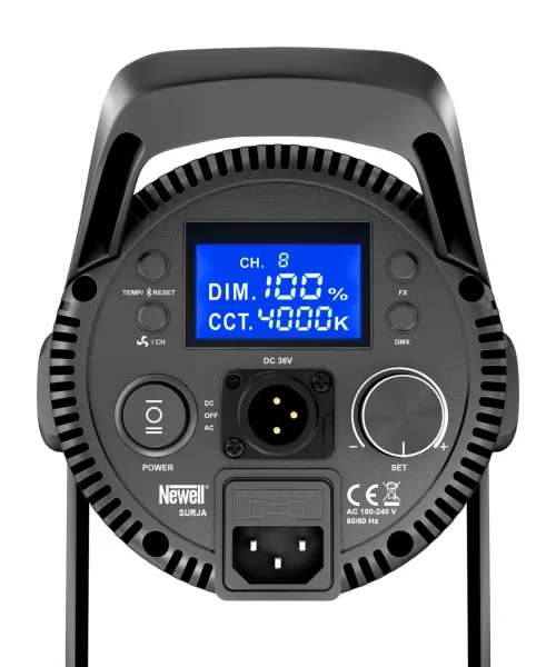 Newell Surja 400 LED-Leuchte, 330 Watt, 2700 - 6500 K, bis 15600 Lux, CRI von 96+, DMX-System