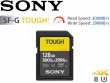 SONY SF-G128T 128GB Tough - bis 300 MB/s schnelle und robuste SDXC UHS-II V90 Karte
