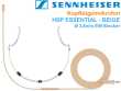 Sennheiser HSP Essentials OMNI Kopfbügelmikrofon beige mit KE-4 Kapsel und 3,5mm Klinke