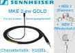 Sennheiser Ansteckmikrofon MKE 2-ew GOLD {Kugel} 3,5mm Klinke