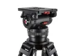 Camgear V60S EFP Fluid Head, 4-Bolt flat base Fluid Head incl. Wedge Plate WP-6 & 2x Telescopic Pan Bar PB-3